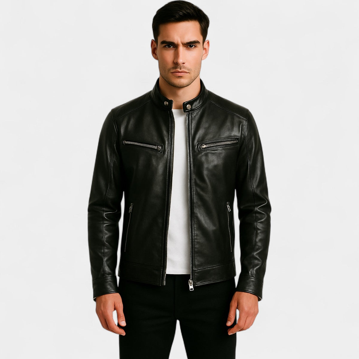 Men's Biker Jacket | Slim Fit & Sleek Design 1