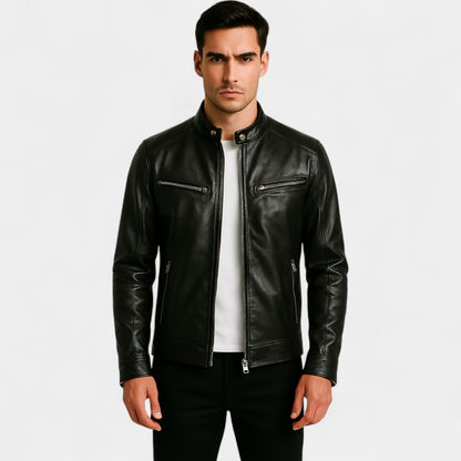 Men's Biker Jacket | Slim Fit & Sleek Design 1