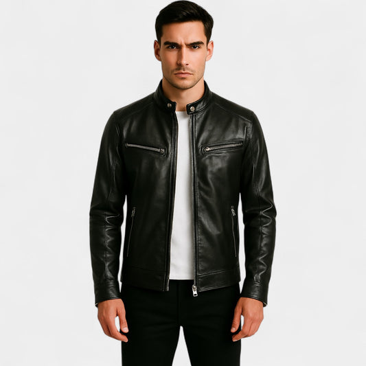 Men's Biker Jacket | Slim Fit & Sleek Design 1