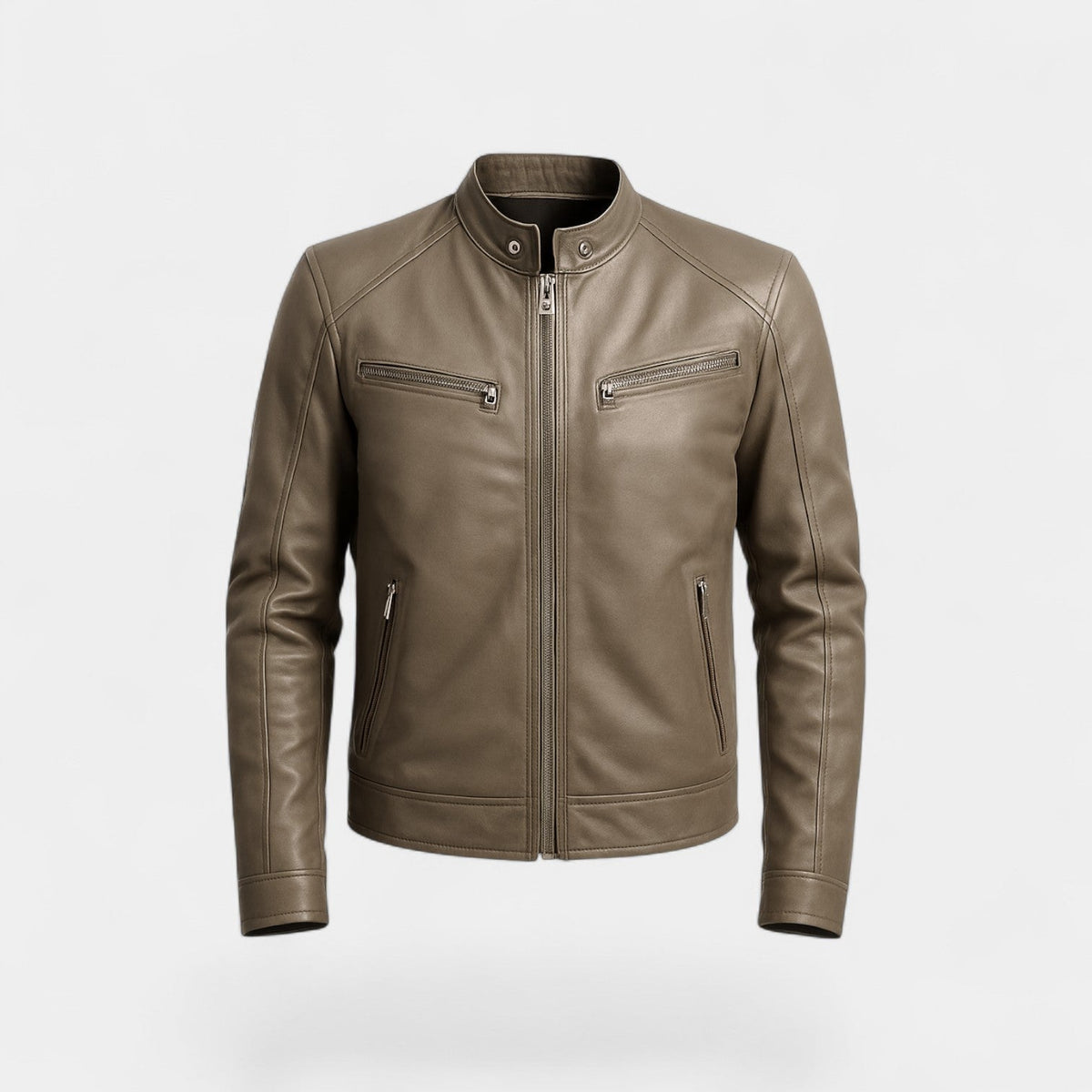 Men's Biker Jacket | Slim Fit & Sleek Design 6