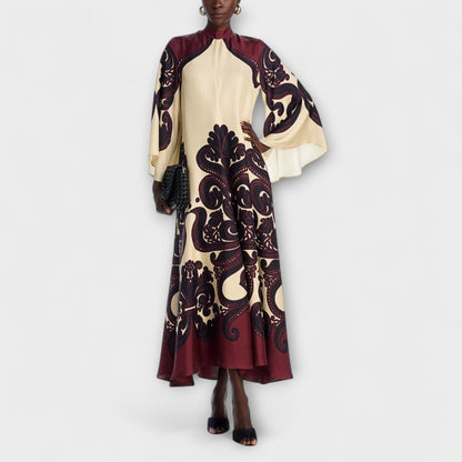 Chic Grenadilla Print Maxi Dress for Any Occasion