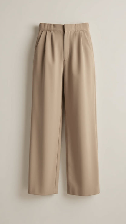 Chic High-Waisted Wide-Leg Trousers for Any Occasion