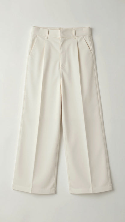 Chic High-Waisted Wide-Leg Trousers for Any Occasion