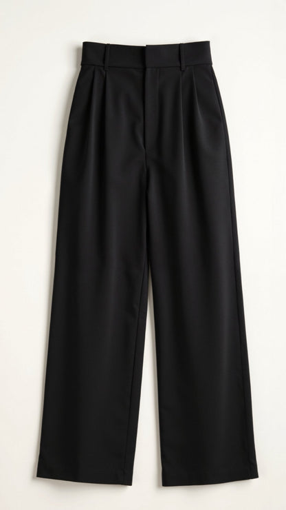 Chic High-Waisted Wide-Leg Trousers for Any Occasion