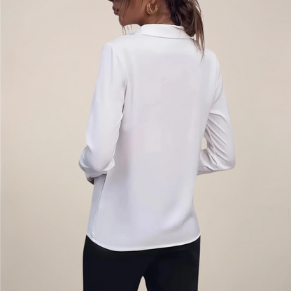 Chic Long Sleeve Collar Blouse for Any Occasion