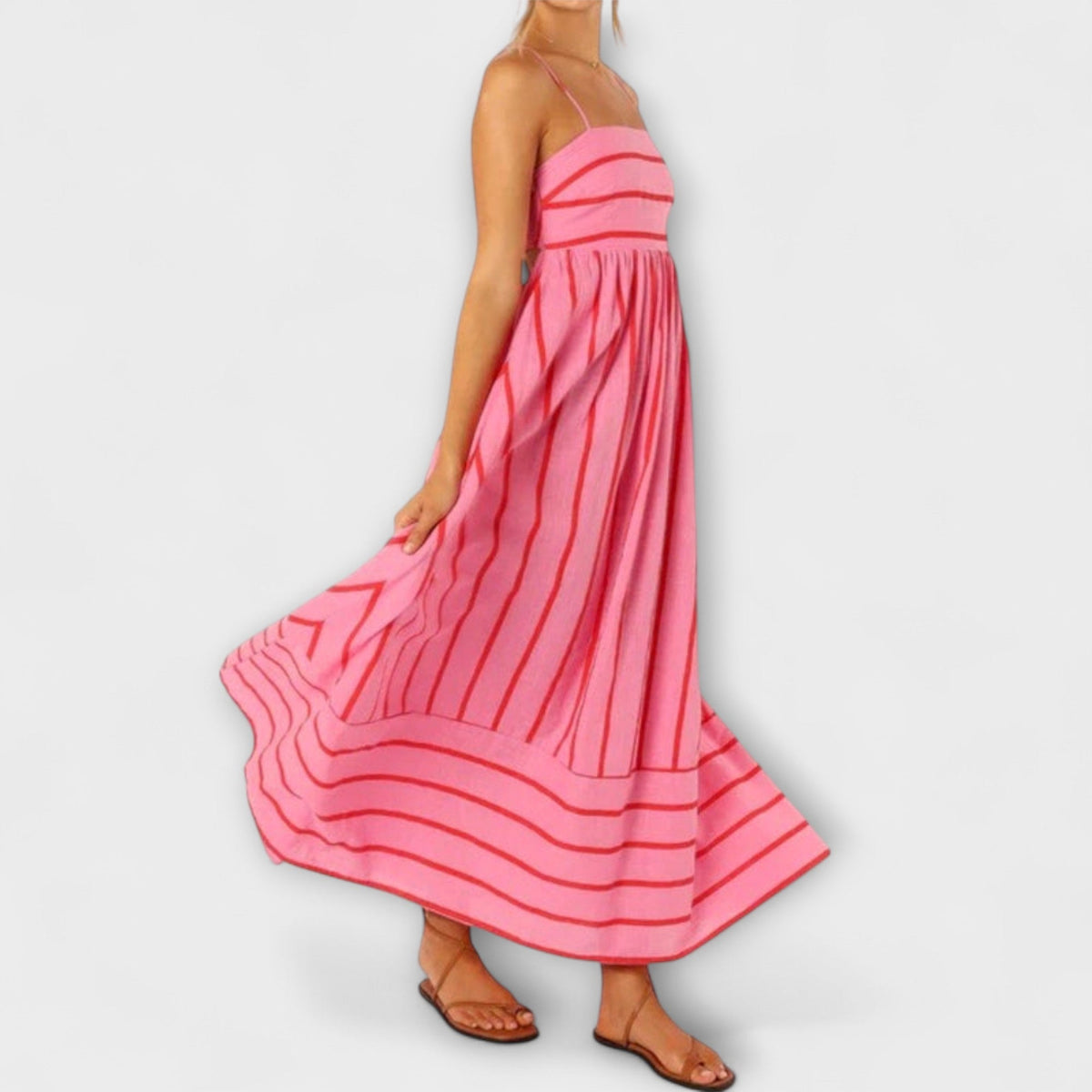 Chic Maxi Dress in Bare Bloom for Every Occasion