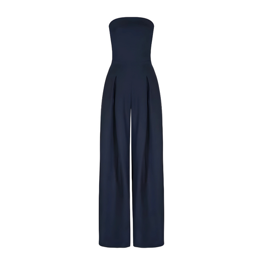 Chic Strapless Wide-Leg Jumpsuit for Any Occasion