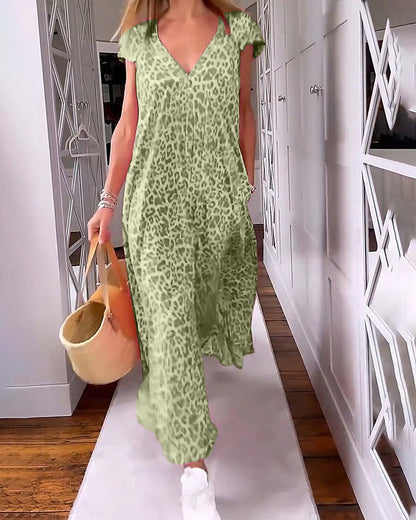Chic V-Neck Maxi Dress for Every Occasion