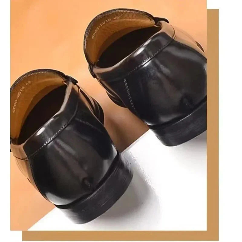 Chic Vegan Faux Leather Slip-On Loafers for Work & Events
