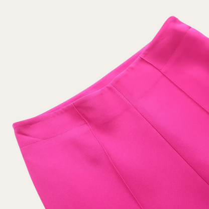 Chic Women's Blazer and Wide-Leg Trousers Set for Stylish Events