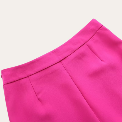 Chic Women's Blazer and Wide-Leg Trousers Set for Stylish Events