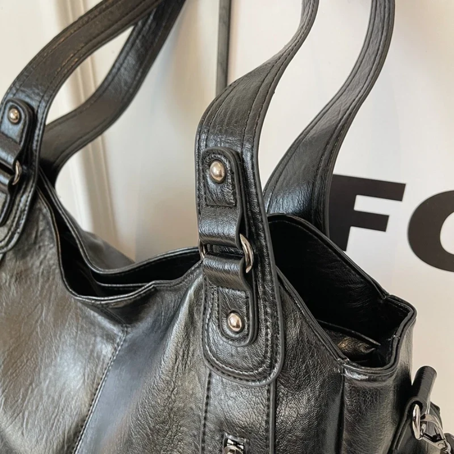 Chic Women's Shoulder Tote Bag with Crossbody Strap