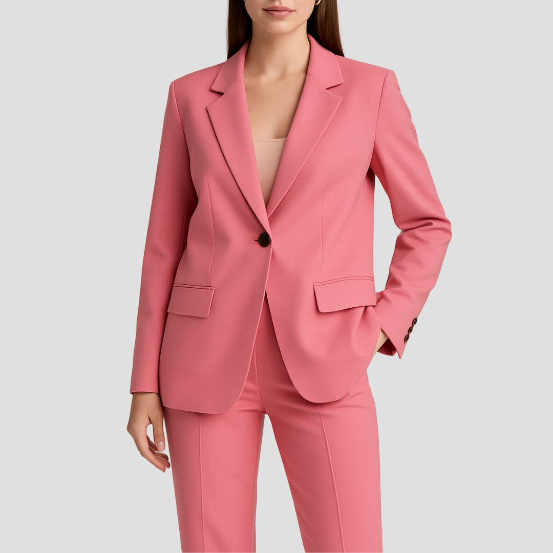 Chic Women's Two-Piece Suit for Office & Events