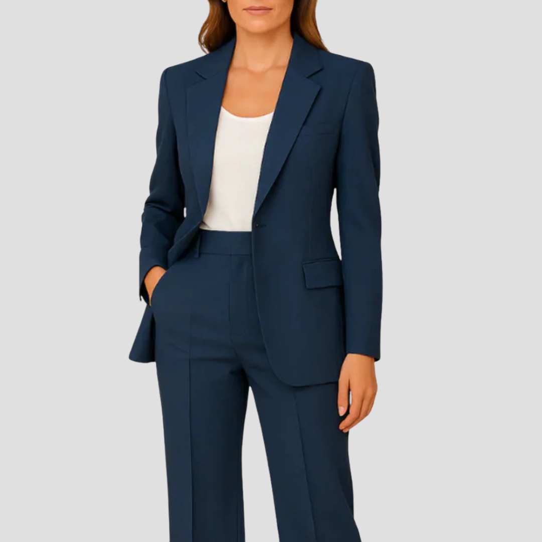 Chic Women's Two-Piece Suit for Office & Events
