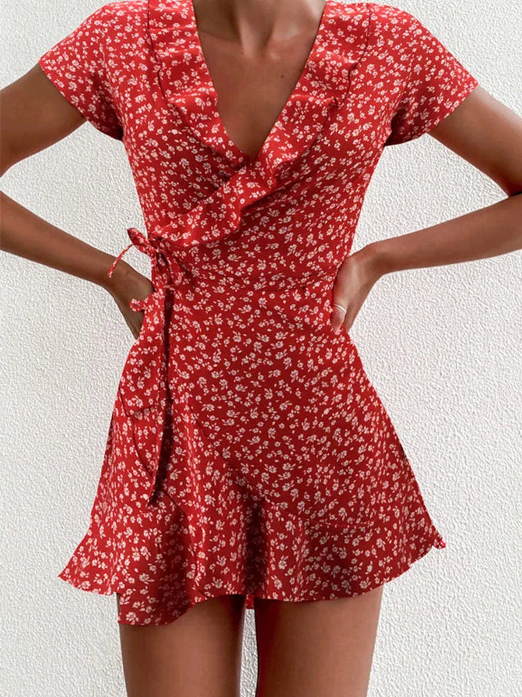 Chloe - Floral Midi Dress for All Occasions