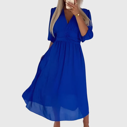 Chloe | Silky Chiffon Evening Dress