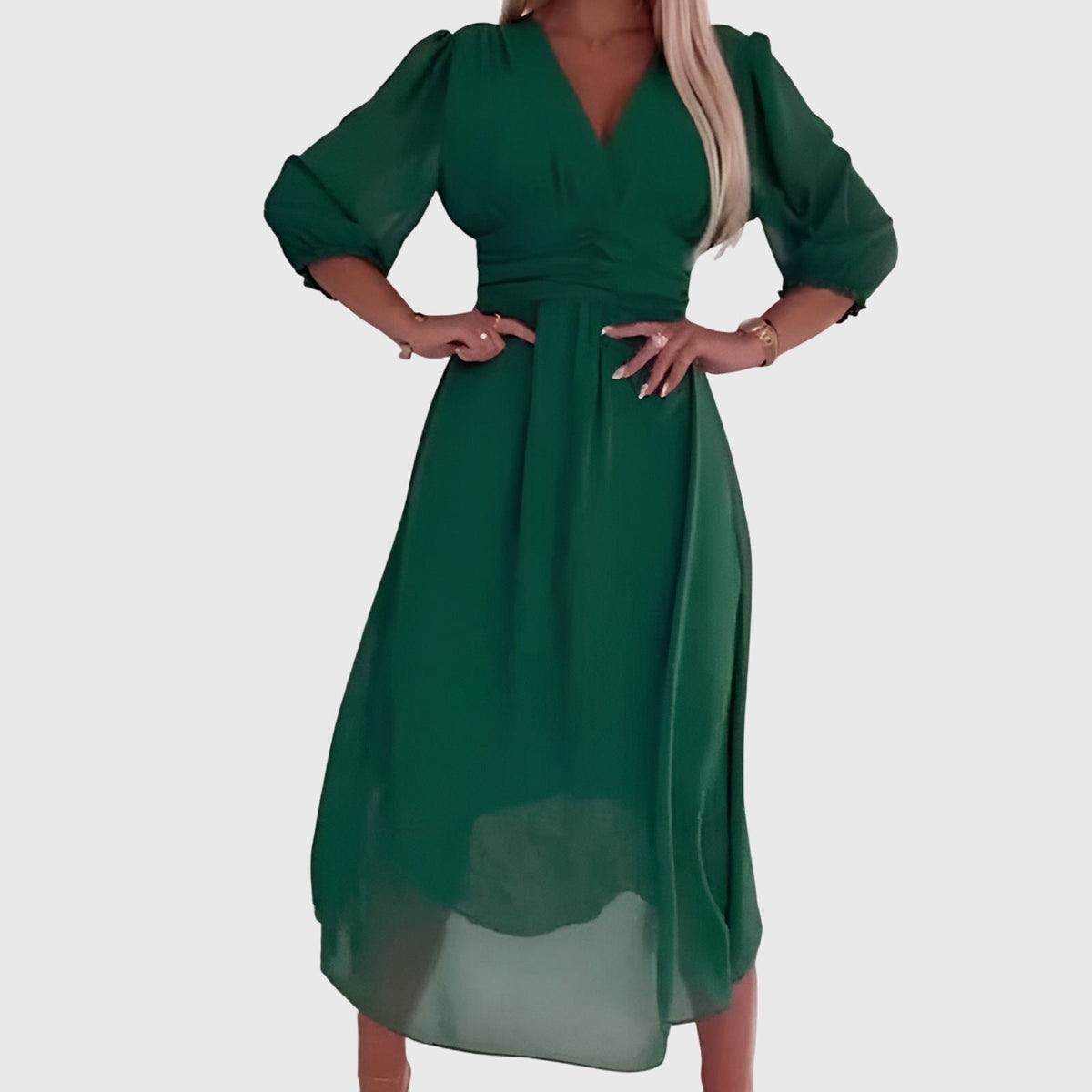 Chloe | Silky Chiffon Evening Dress