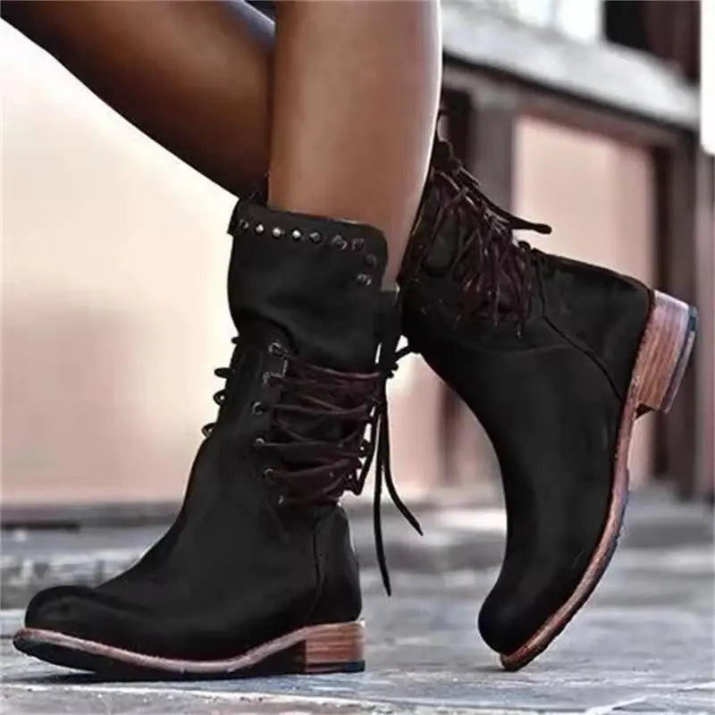 Chunky Heel Ankle Boots for Women – Stylish & Comfortable 0