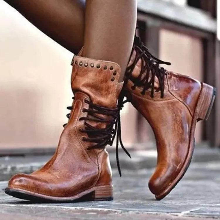 Chunky Heel Ankle Boots for Women – Stylish & Comfortable 1