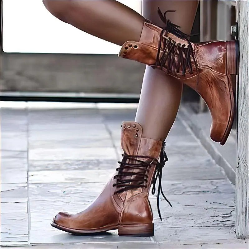 Chunky Heel Ankle Boots for Women – Stylish & Comfortable 2