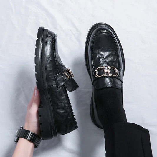 Men's Loafers | Chunky Sole & Metal Hardware Slip-On