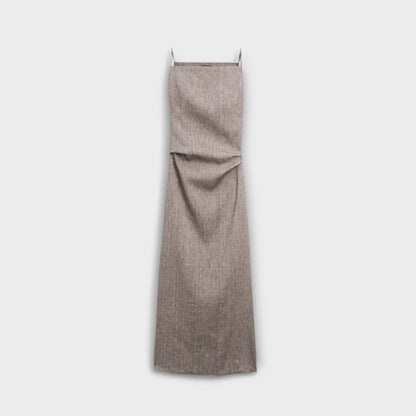 Clara - Linen Blend Maxi Dress for Effortless Style