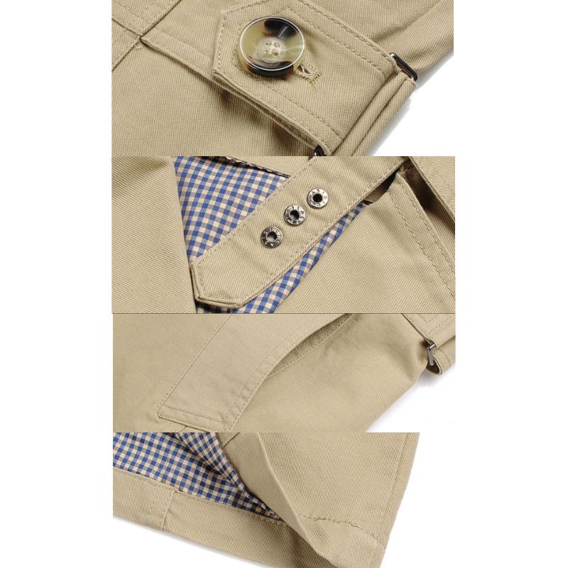 Classic Belted Knee-Length Trench Coat for Men – Timeless Style & Comfort 3