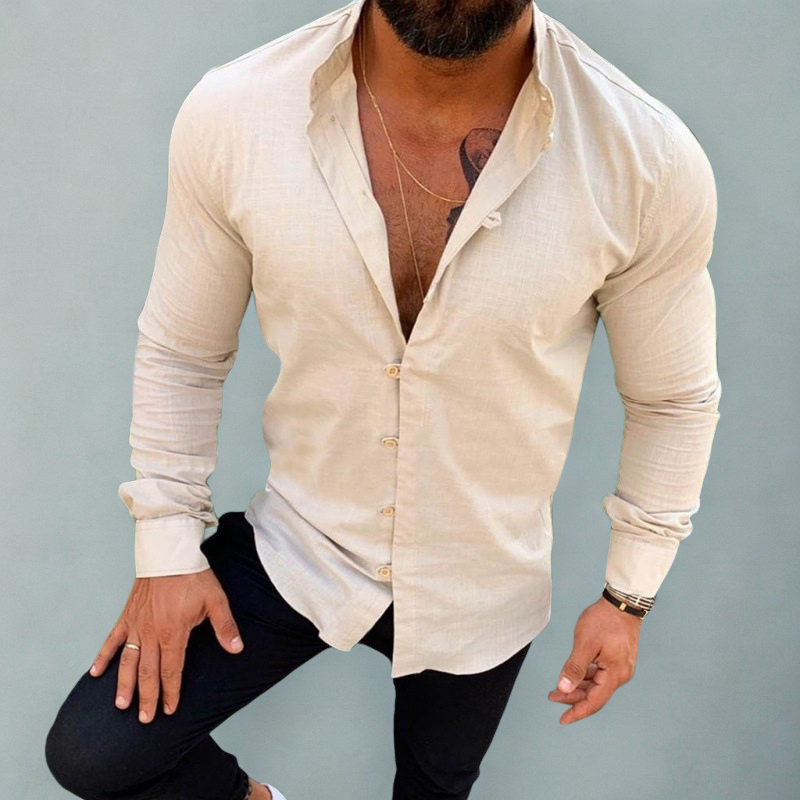 Classic Men’s Linen Shirt for Summer Comfort 2