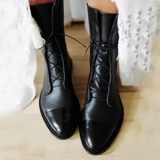 Classic Mid-High Boots for Women – Timeless Style & Comfort 1