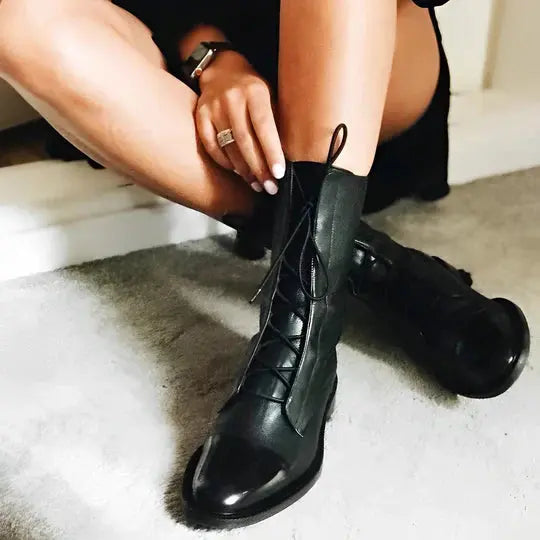 Classic Mid-High Boots for Women – Timeless Style & Comfort 3
