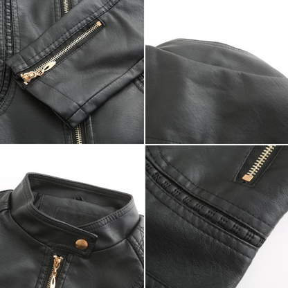 Women's Jacket | High Collar & Zip Pockets 11