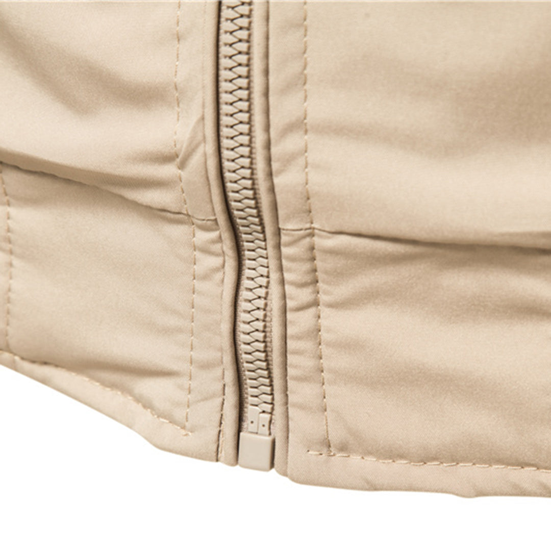 Men's Bomber Jacket | Full Zip & Ribbed Trim 9