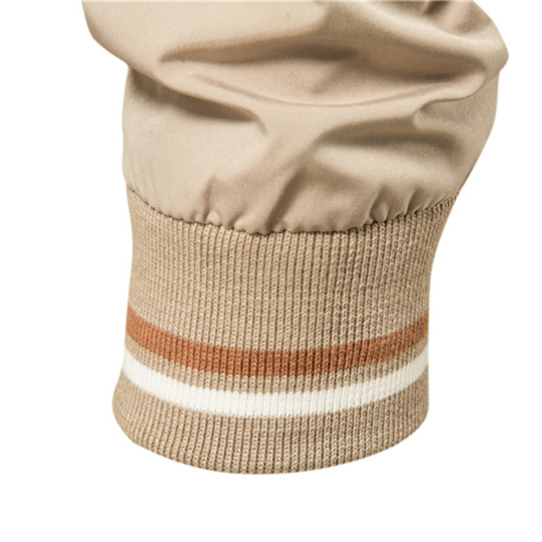Men's Bomber Jacket | Full Zip & Ribbed Trim 8