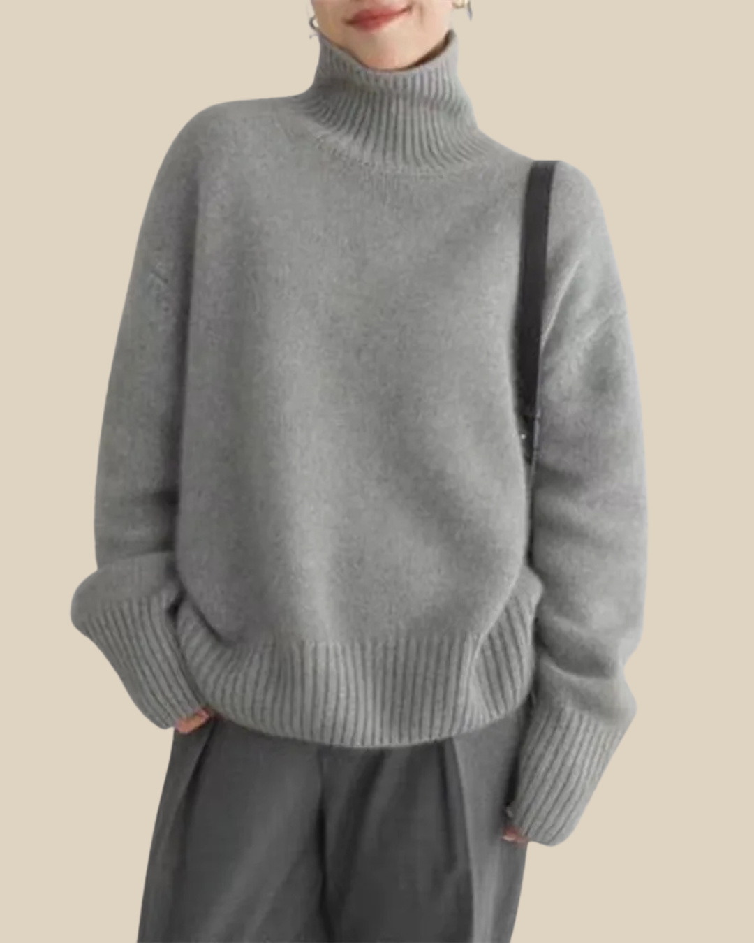 Women's Turtleneck Jumper | Soft-Touch Roll Neck Knit 1