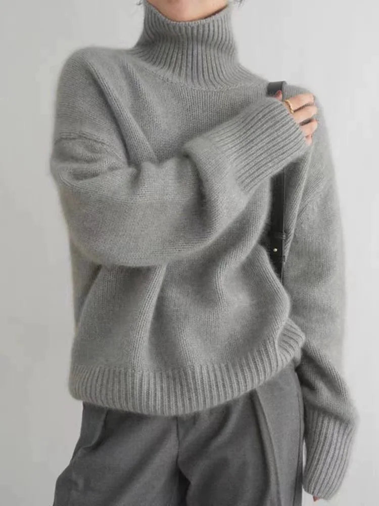 Women's Turtleneck Jumper | Soft-Touch Roll Neck Knit 6