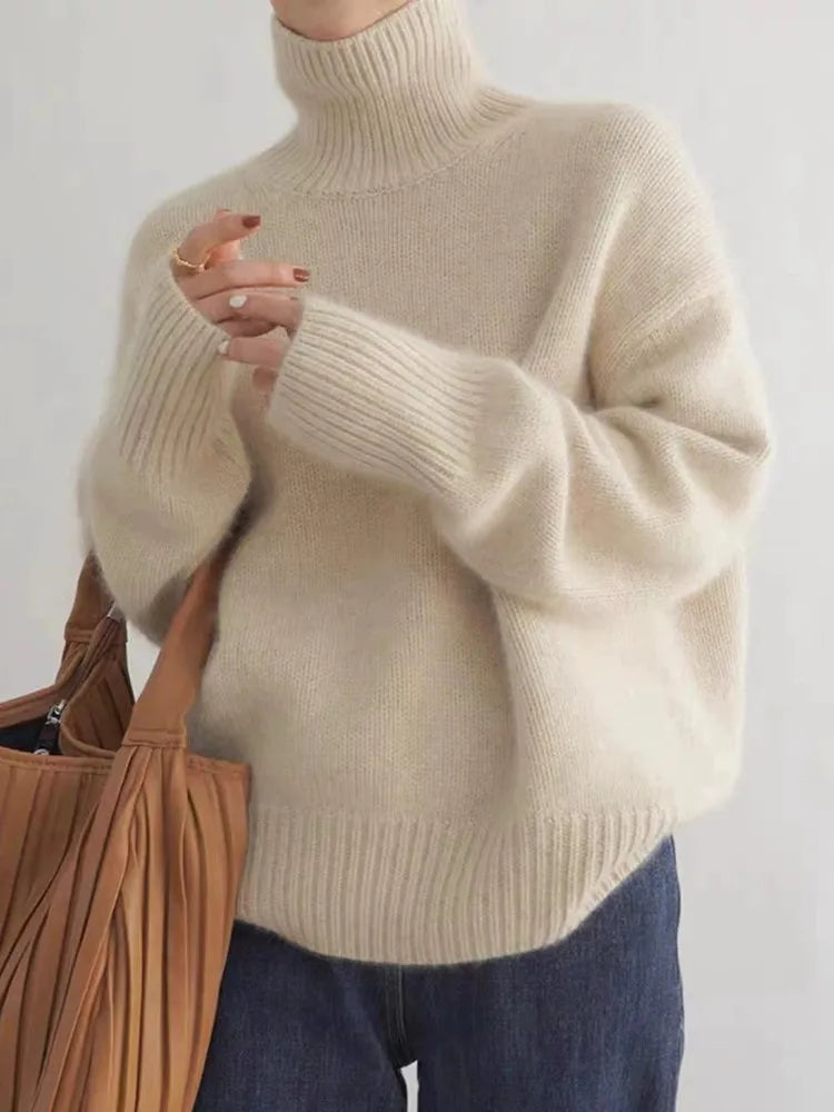 Women's Turtleneck Jumper | Soft-Touch Roll Neck Knit 5