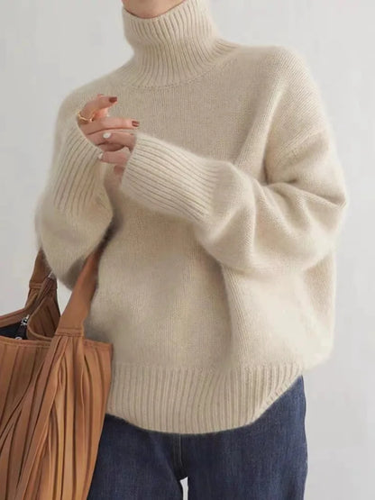 Women's Turtleneck Jumper | Soft-Touch Roll Neck Knit 5