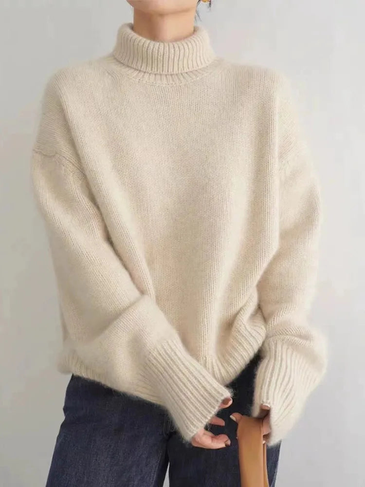 Women's Turtleneck Jumper | Soft-Touch Roll Neck Knit 2