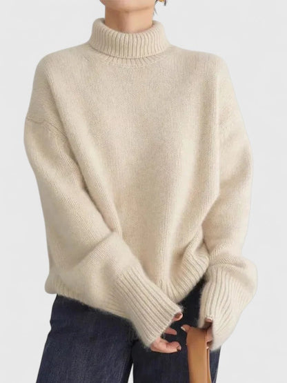 Women's High Collar Jumper | Warm & Elegant 2