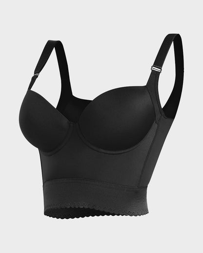 ContourFit Longline Push-Up Bra with Integrated Shapewear