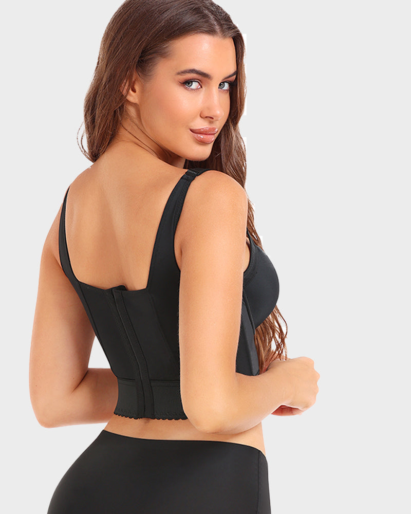 ContourFit Longline Push-Up Bra with Integrated Shapewear