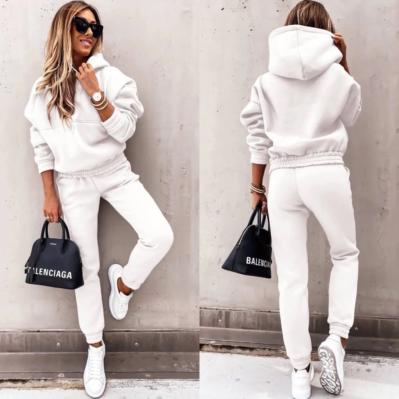 Cozy Hoodie and Jogger Set for Women – Effortless Style & Comfort 3