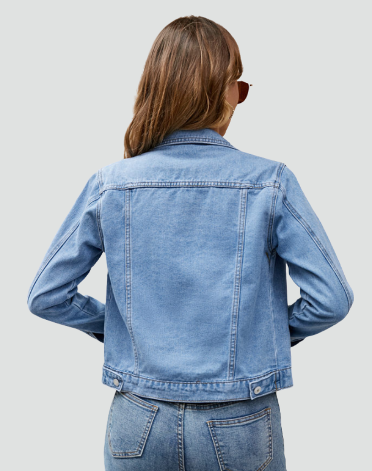 Women's Jacket | Button Closure & Pockets 8