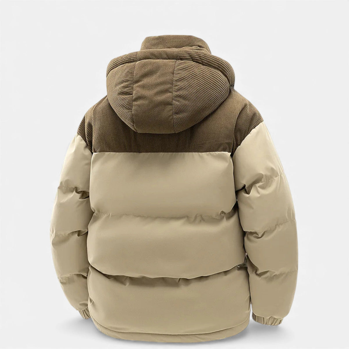 Men's Insulated Winter Jacket Removable Hood Stand Collar 9