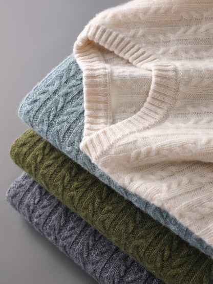 Men's Cable Knit Sweater | Soft & Breathable Comfort 2
