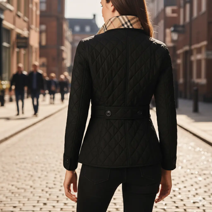 Diamond Quilted Jacket for Women – Stylish & Cozy Winter Layer 2
