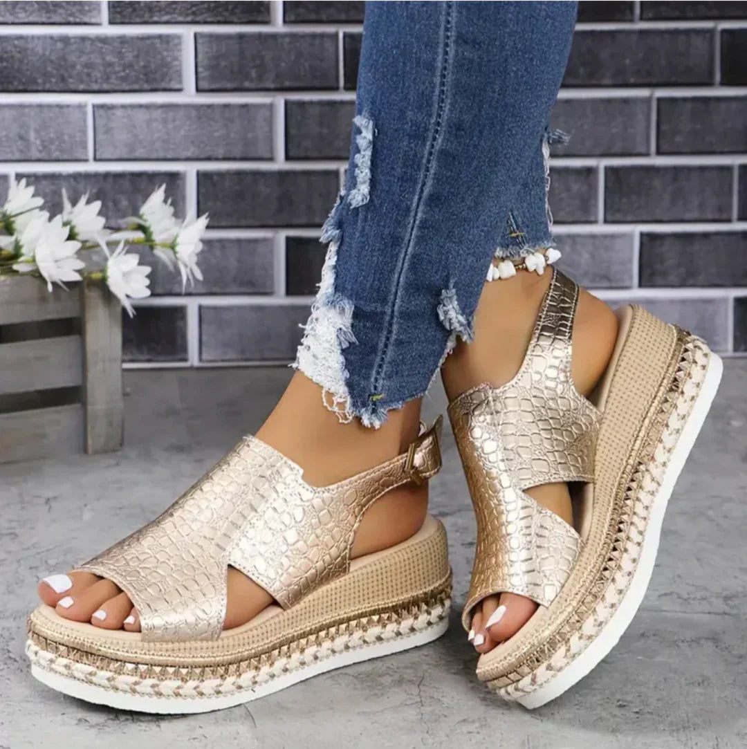 Diane - Stylish Wedge Orthopedic Sandals for All-Day Wear