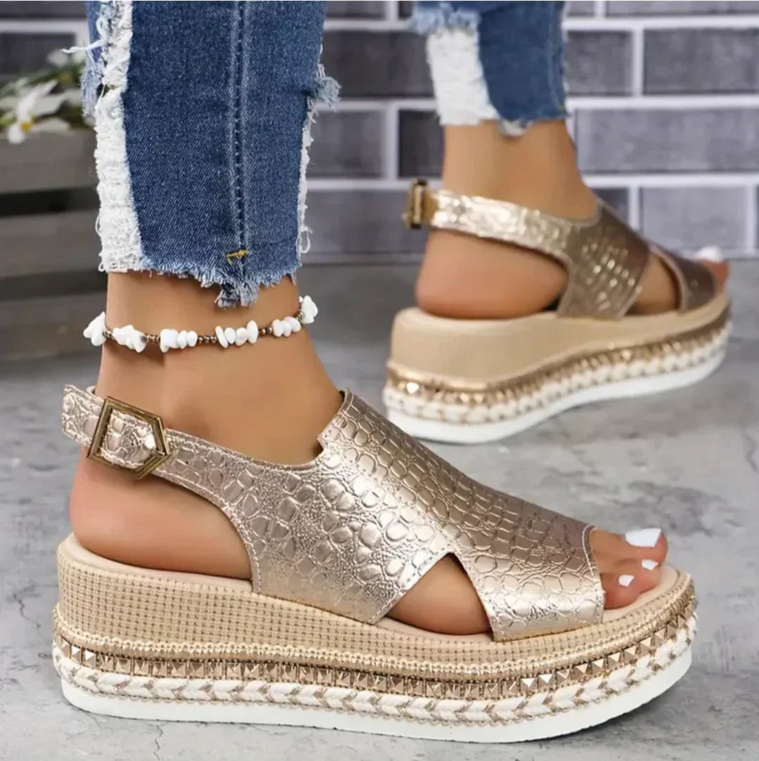 Diane - Stylish Wedge Orthopedic Sandals for All-Day Wear