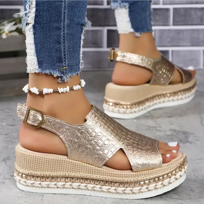 Diane - Stylish Wedge Orthopedic Sandals for All-Day Wear