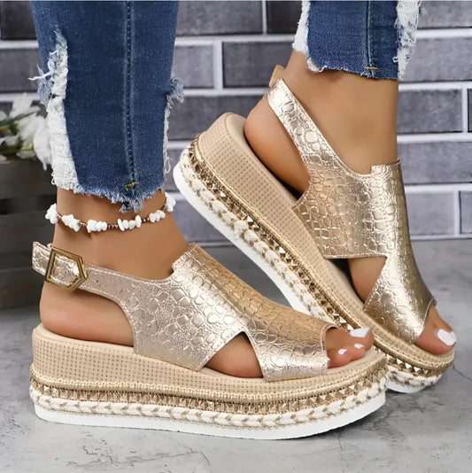 Diane - Stylish Wedge Orthopedic Sandals for All-Day Wear